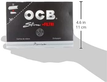 OCB - Noir Plus Long & Tips - format XL - papier noir ultra fin - 15448