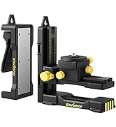 Enventor Adaptateur Niveau Laser, Laser Level Adapter à 360° avec Filetage Mâle 1/4"-20, Rotation...