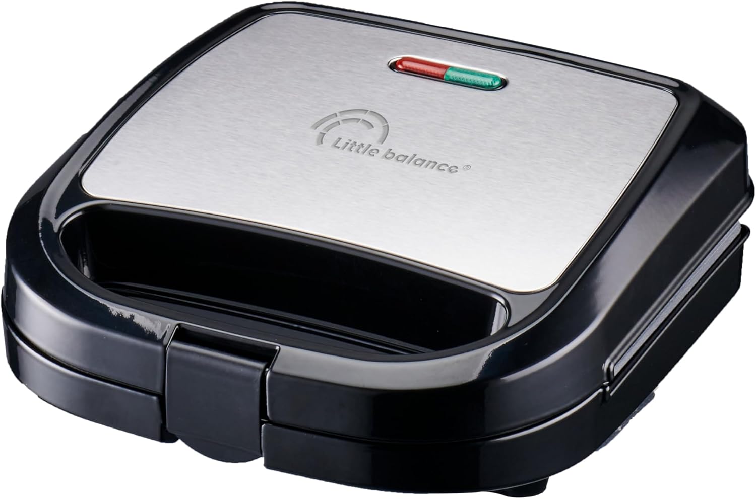Little Balance - gaufrier électrique, plaques antiadhésives, poignée froide, sans PFAS, 750W, Happy Gaufres 8820