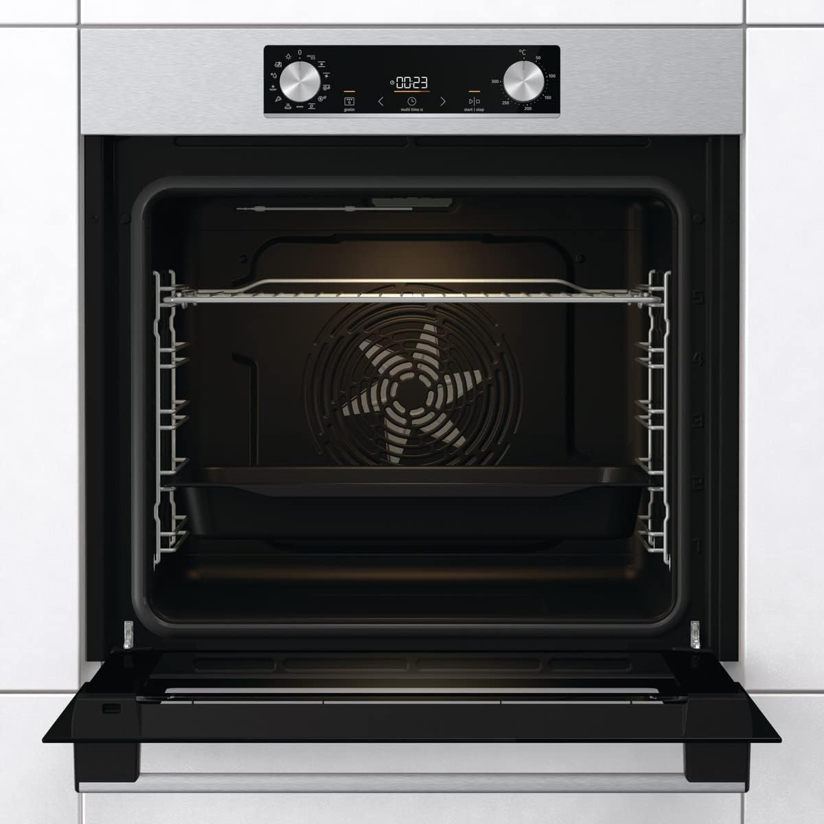 Gorenje - OptiBake encastrable - 77L - AirFry, AquaClean, grill, 300°C - BOS6737E02X