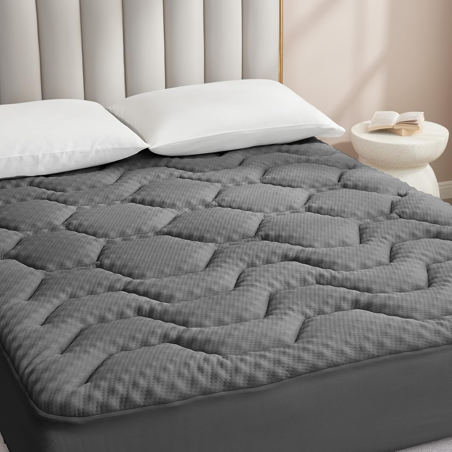 EHEYCIGA - surmatelas mémoire de forme 90x200 - rafraîchissant, poche profonde