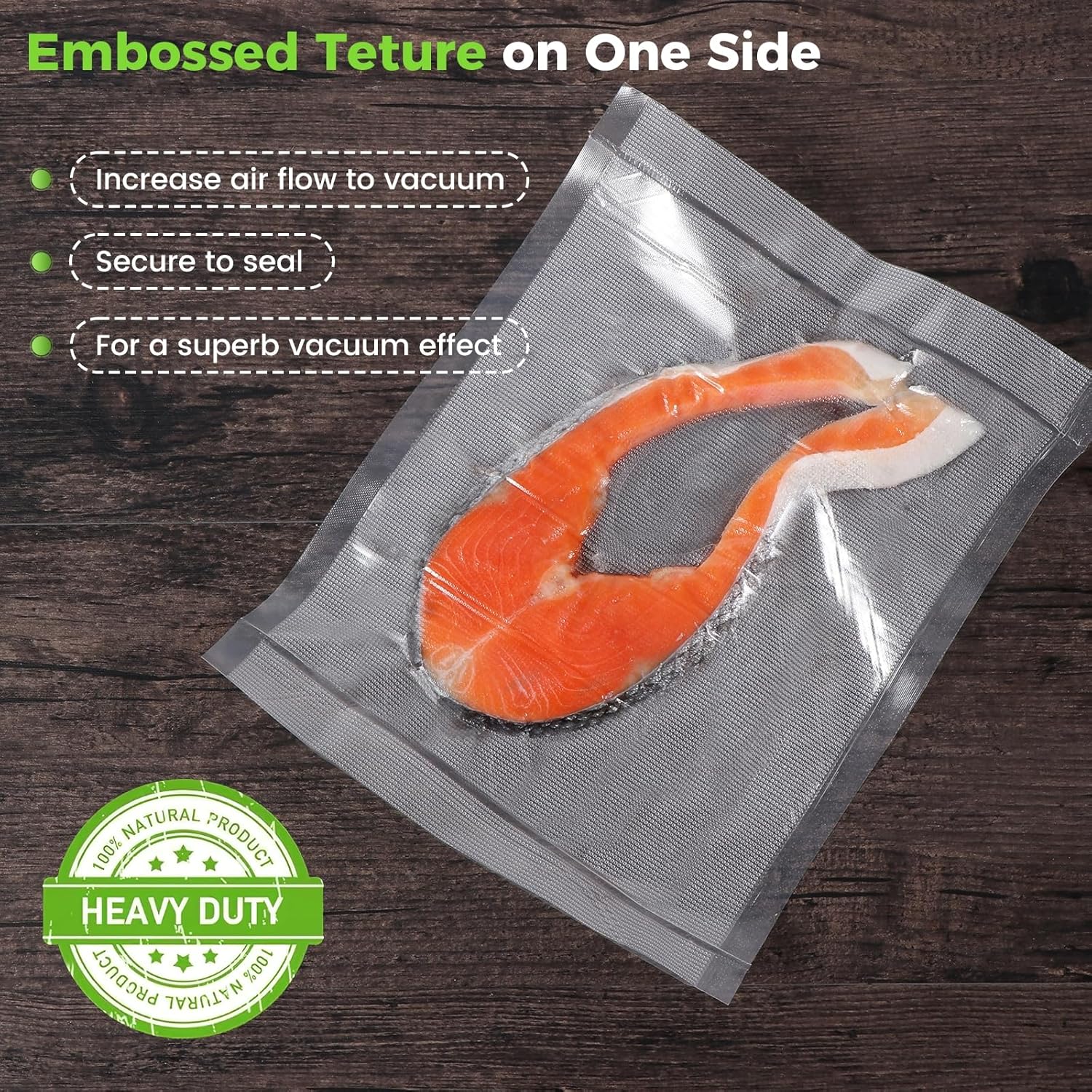 Diboniur - Sac Sous Vide alimentaire - 3 rouleaux 28/25/20x300cm - réutilisable, compatible toutes machines