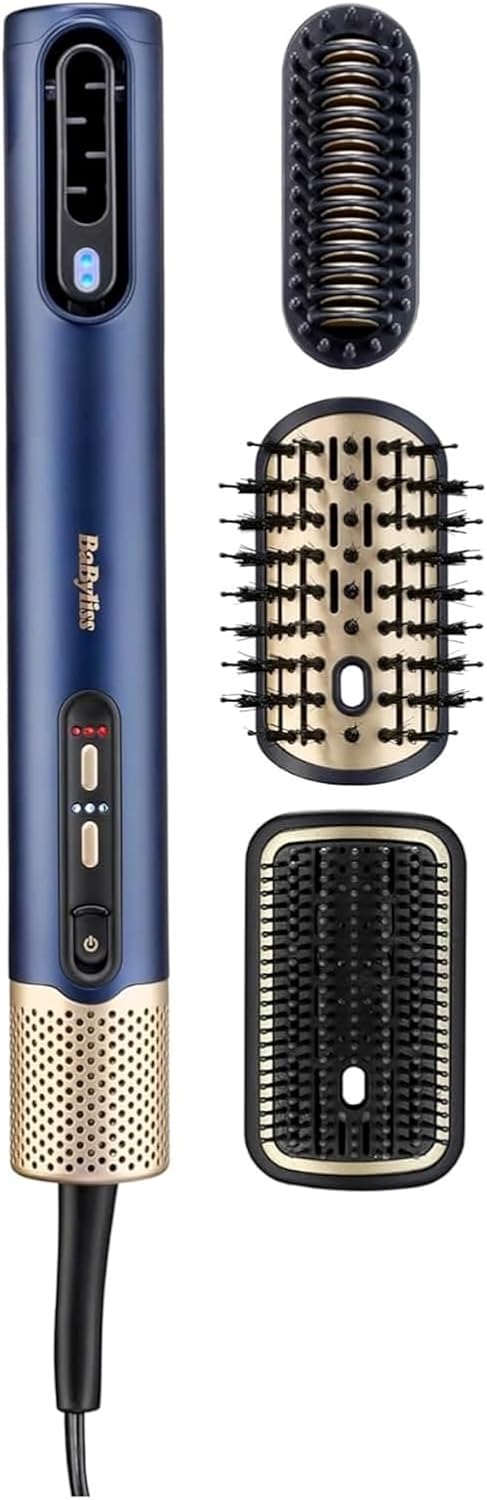 BaByliss - Air Wand série - sèche, lisse, coiffe, anti-frisottis, 3 embouts - AS6553E