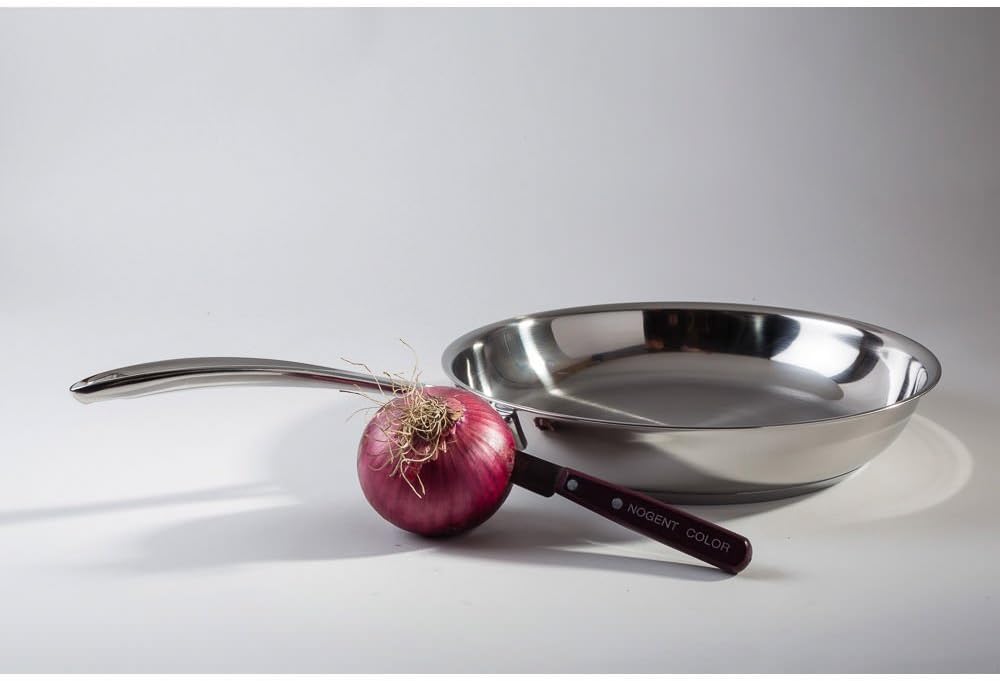 Beka - Chef inox - poêle lisse non revêtue 26cm - cuisson saine