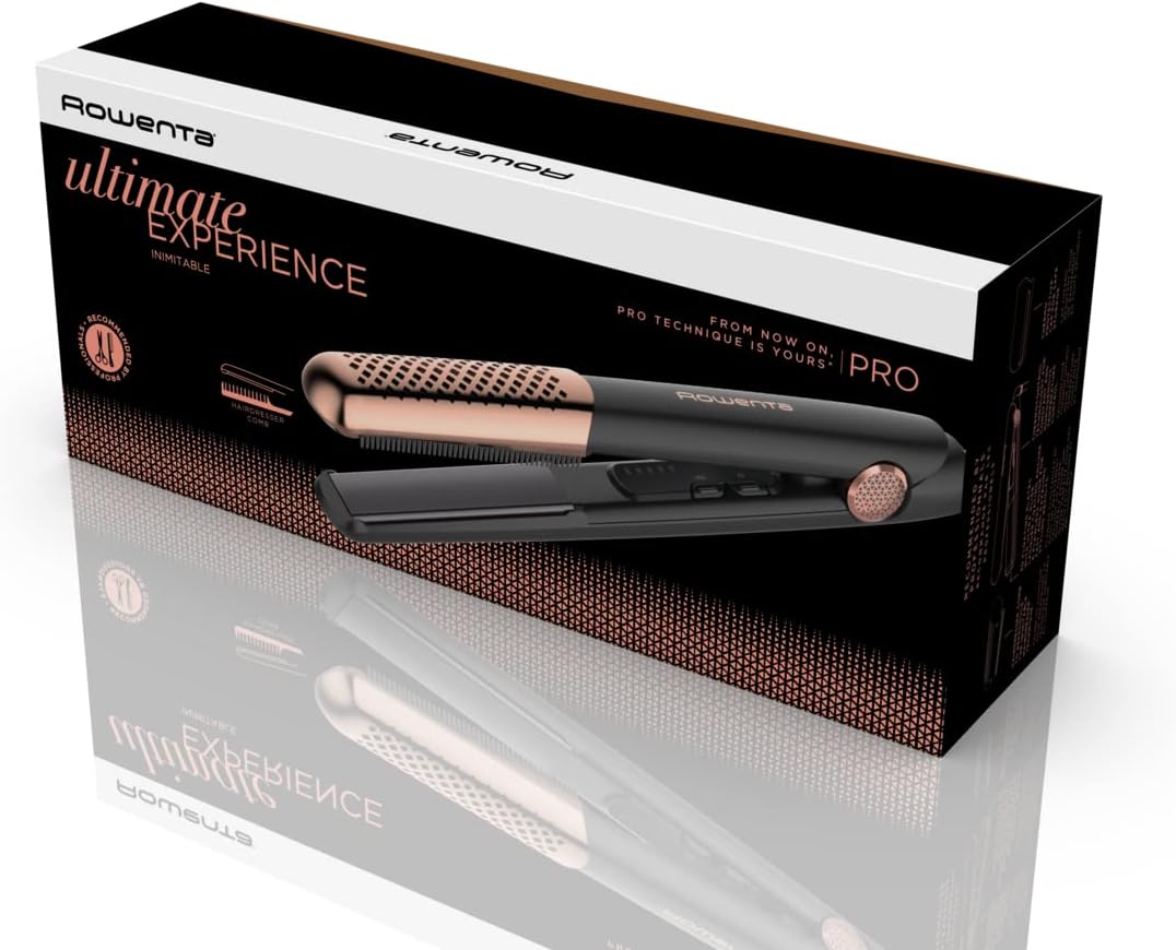 Rowenta - Ultimate Experience - lisseur cheveux, céramique, arrêt auto, SF8230F0