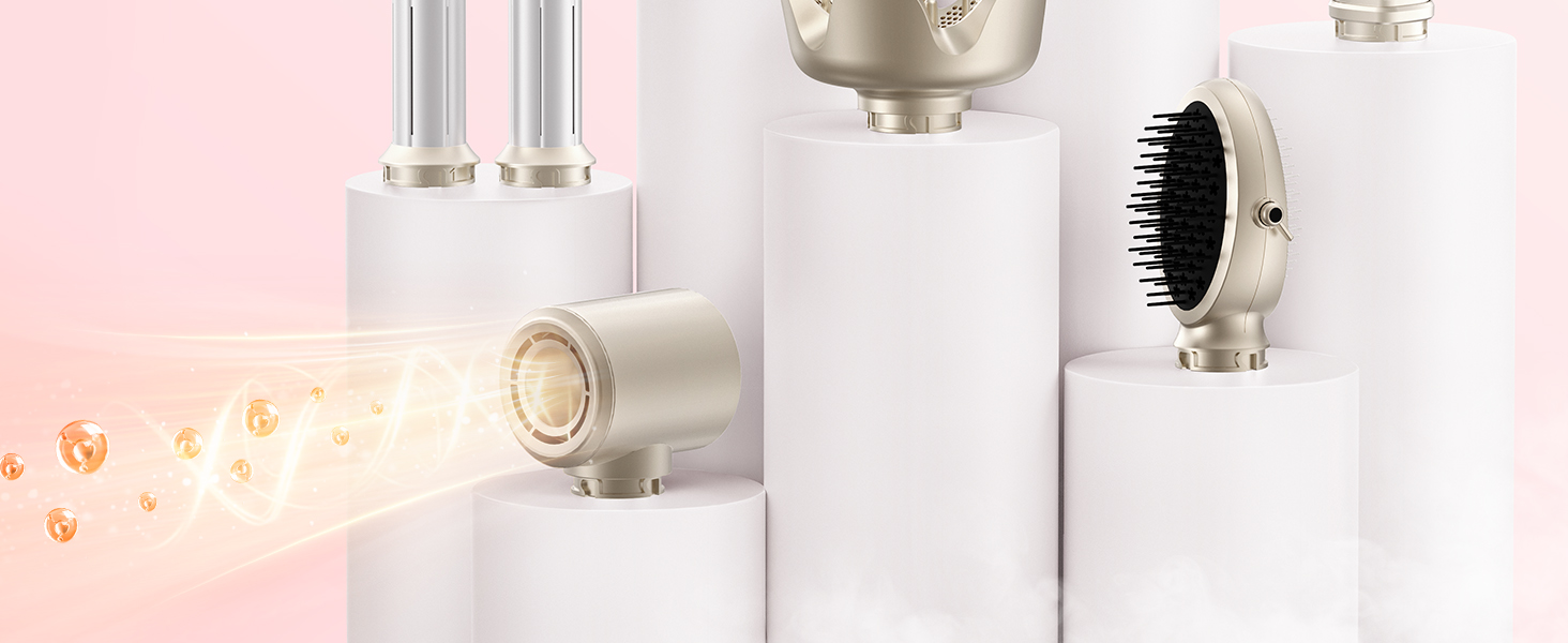 Plusieurs vues illustrant le déploiement et la configuration d'un pouf ou d'une chaise longue blanc, montrant sa transformation d'une forme compacte à une forme entièrement déployée.