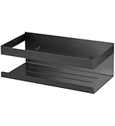 UUlioyer Étagère de douche sans perçage, étagère de douche en acier inoxydable SUS304, 1 pièce Étagère de salle de bain Organ...