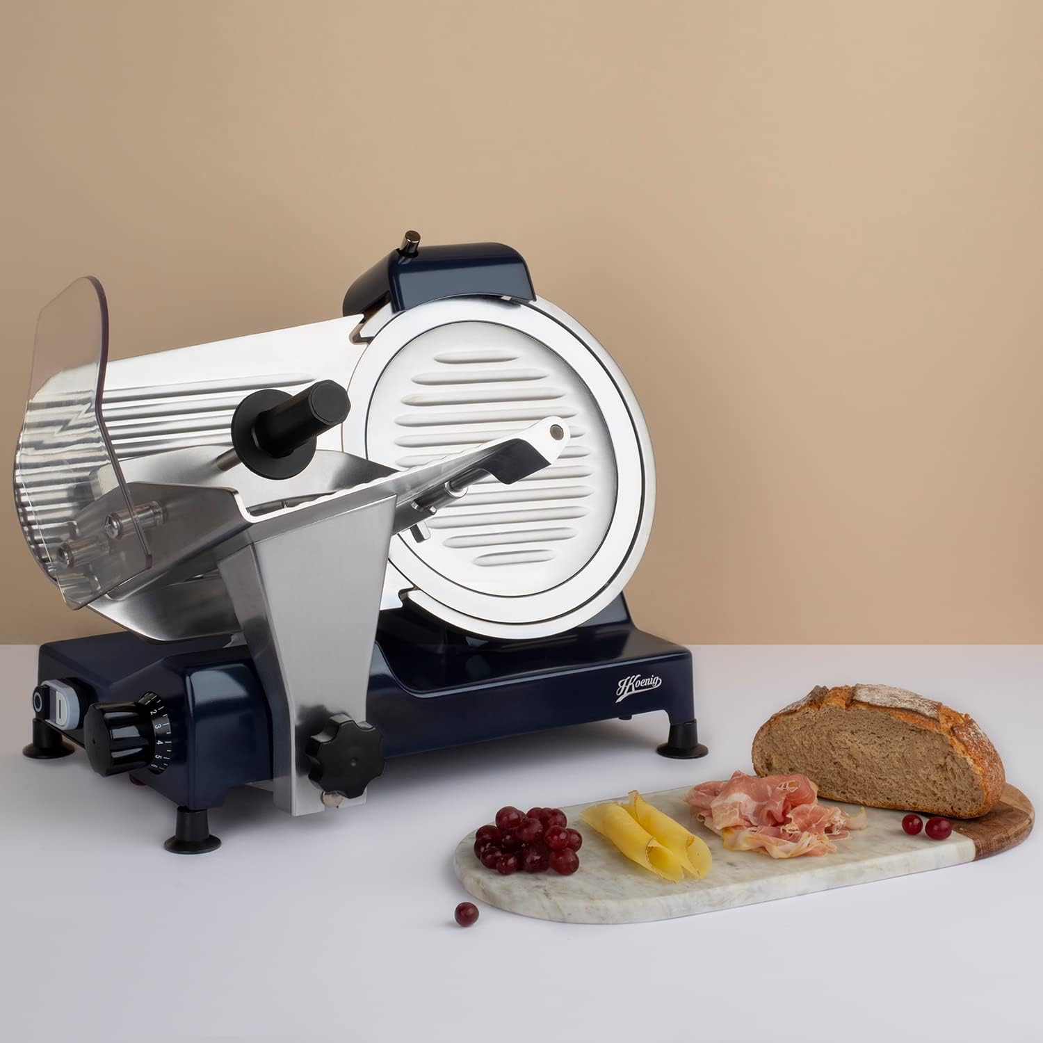 H.Koenig - MSX256 - lame 25 cm - coupe 0-12 mm - 282 rpm - aiguiseur