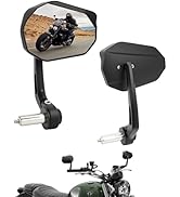 Rétroviseurs SUPAREE pour moto - Rétroviseurs d'extrémité de guidon - Testé - Rétroviseur de moto avec e...
