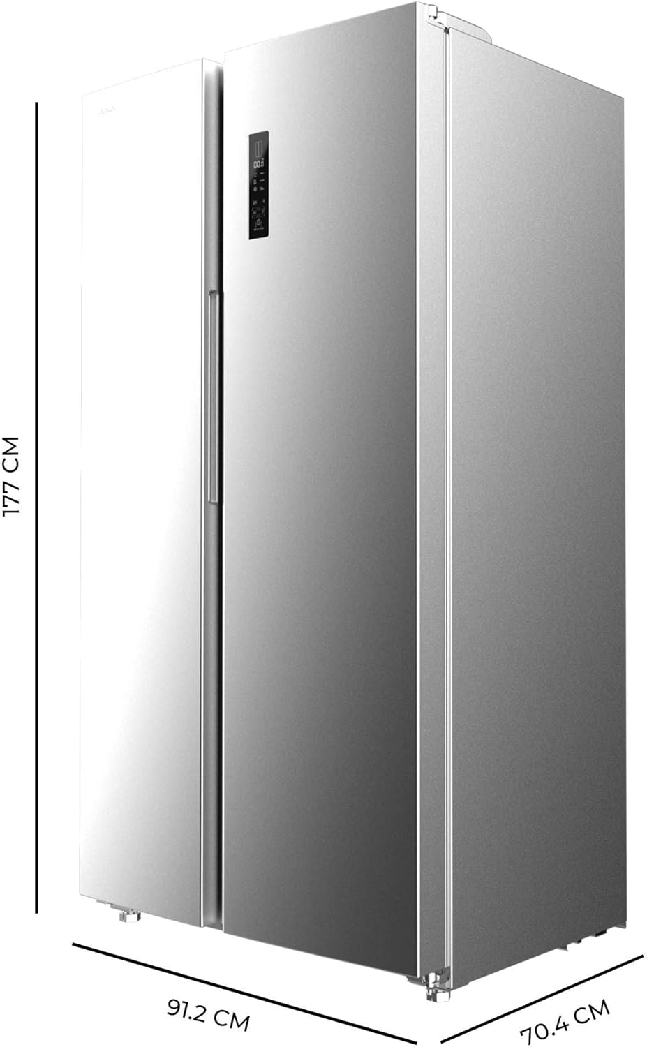 Cecotec - Bolero CoolMarket série - 562L inox, Total No Frost, Inverter Plus, Multi AirFlow, SBS 562