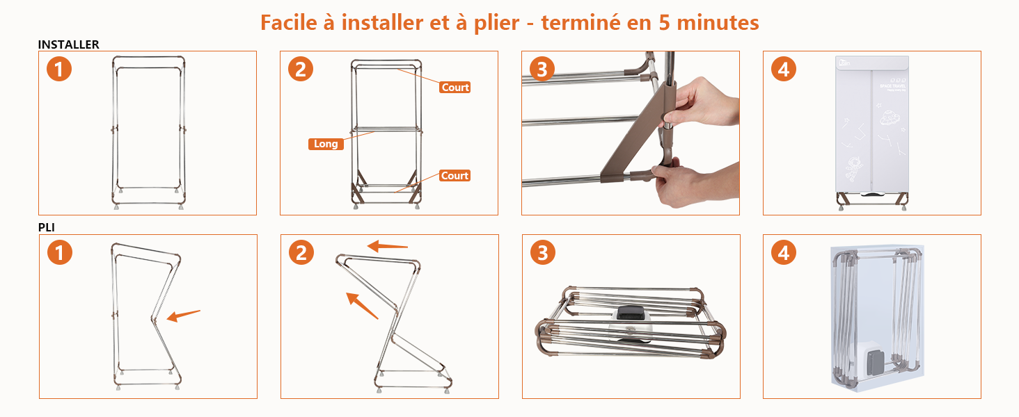 Sechoir Linge Electrique