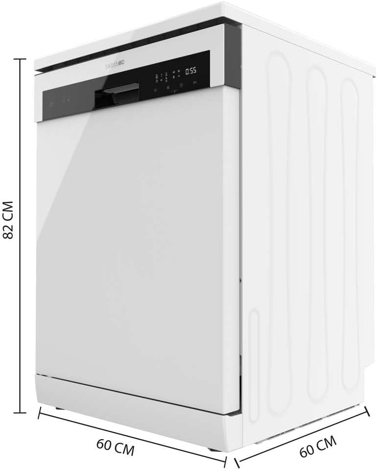 Cecotec - Bolero Aguazero 6100 E - 60 cm - 13 couverts, 6 programmes, Dry+