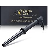 avec poignée texturée et barillet, présenté avec un emballage de la marque Golden Curl.