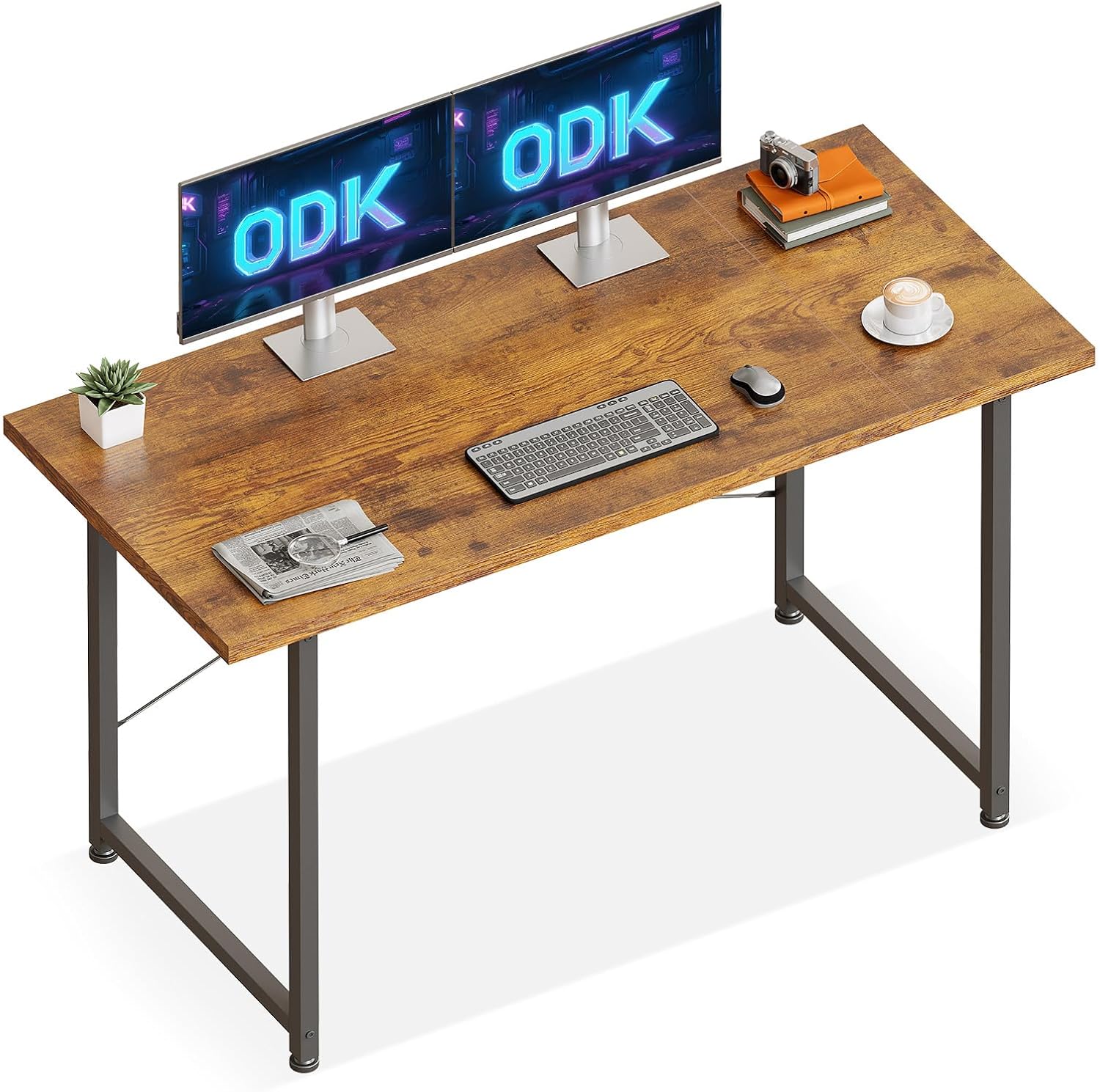 ODK - bureau informatique - 120x48cm - table d'étude marron