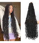 MLETULIPS Faux Locs Crochet Hair 6 Packs Soft Locs Crochet Braids Meches Crochet Locks Cheveux Fa...