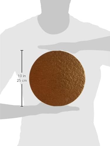 ScrapCooking - kit supports gâteaux ronds 24cm - carton doré/noir - 5201