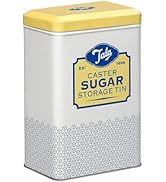 Tala Originals Boîte en métal Design nostalgique jaune et crème Peut contenir beaucoup de roulettes