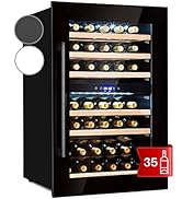 Klarstein Vinsider Built-In - Cave à vin avec porte en verre, cave à vin, réfrigérateur à boissons...