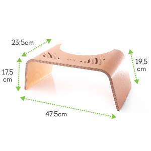 tabouret pour toilette marche pied de toilette avec a mesure optimisee contre Hemoroides