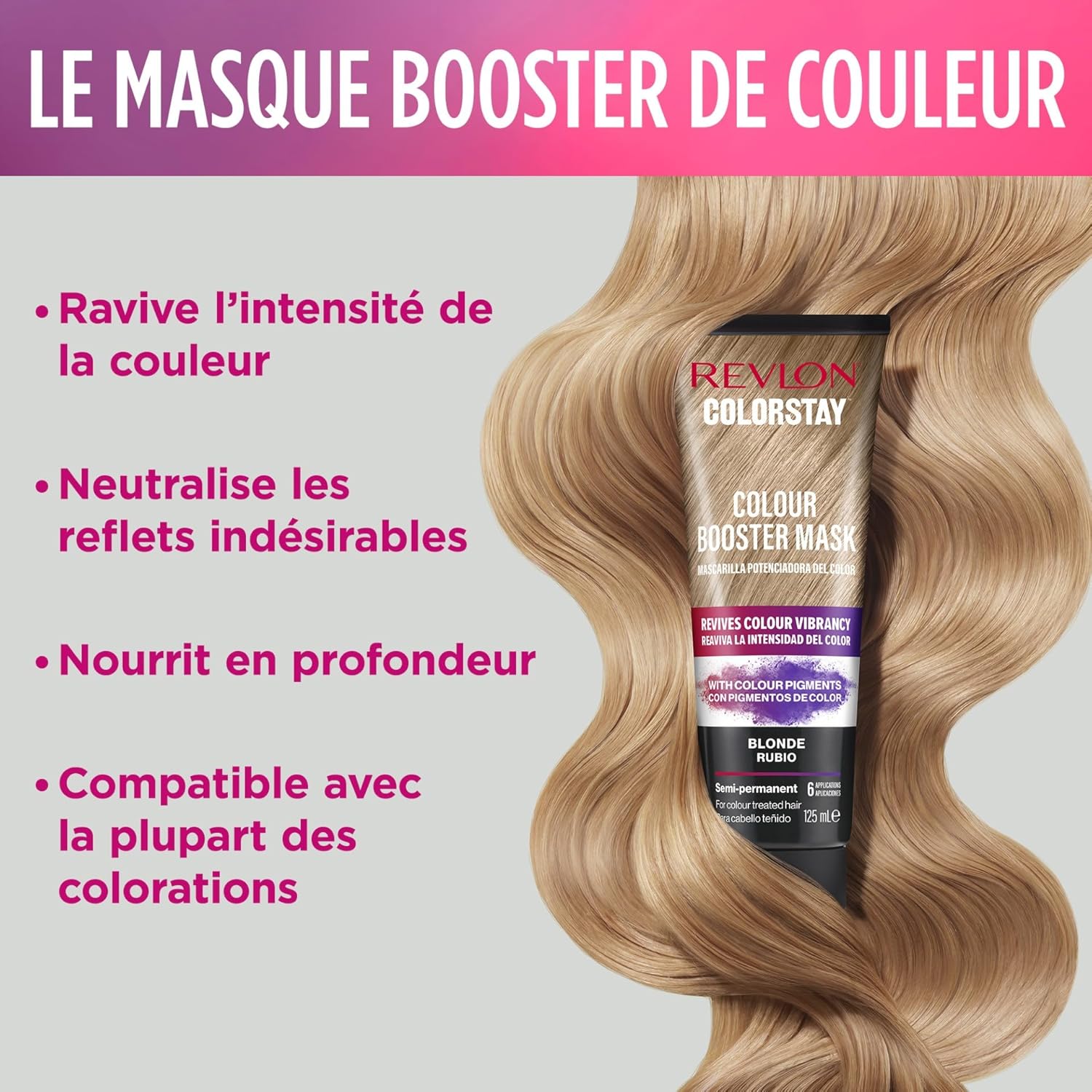 Revlon - Colorstay Masque booster couleur 125ml - ravive et hydrate