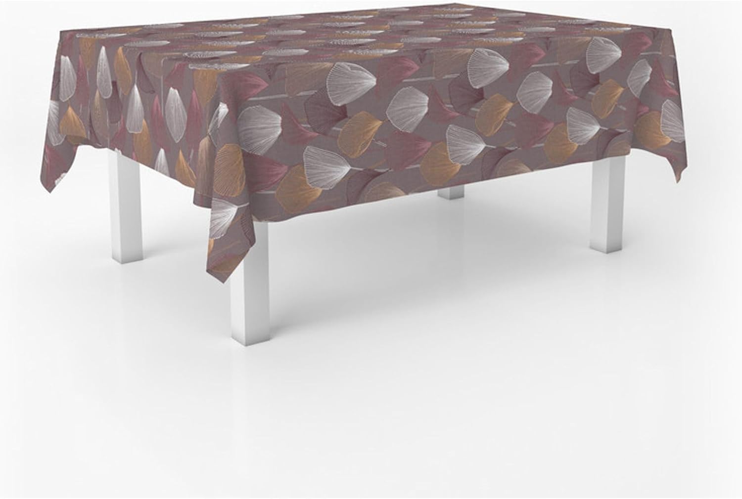 Nappe en toile cirée - DUERO Lilas - 140 ronde - imperméable, anti-taches