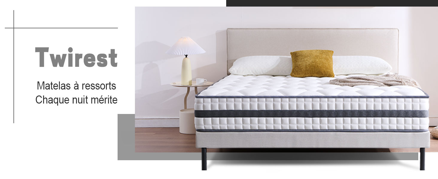 un matelas sur fond blanc