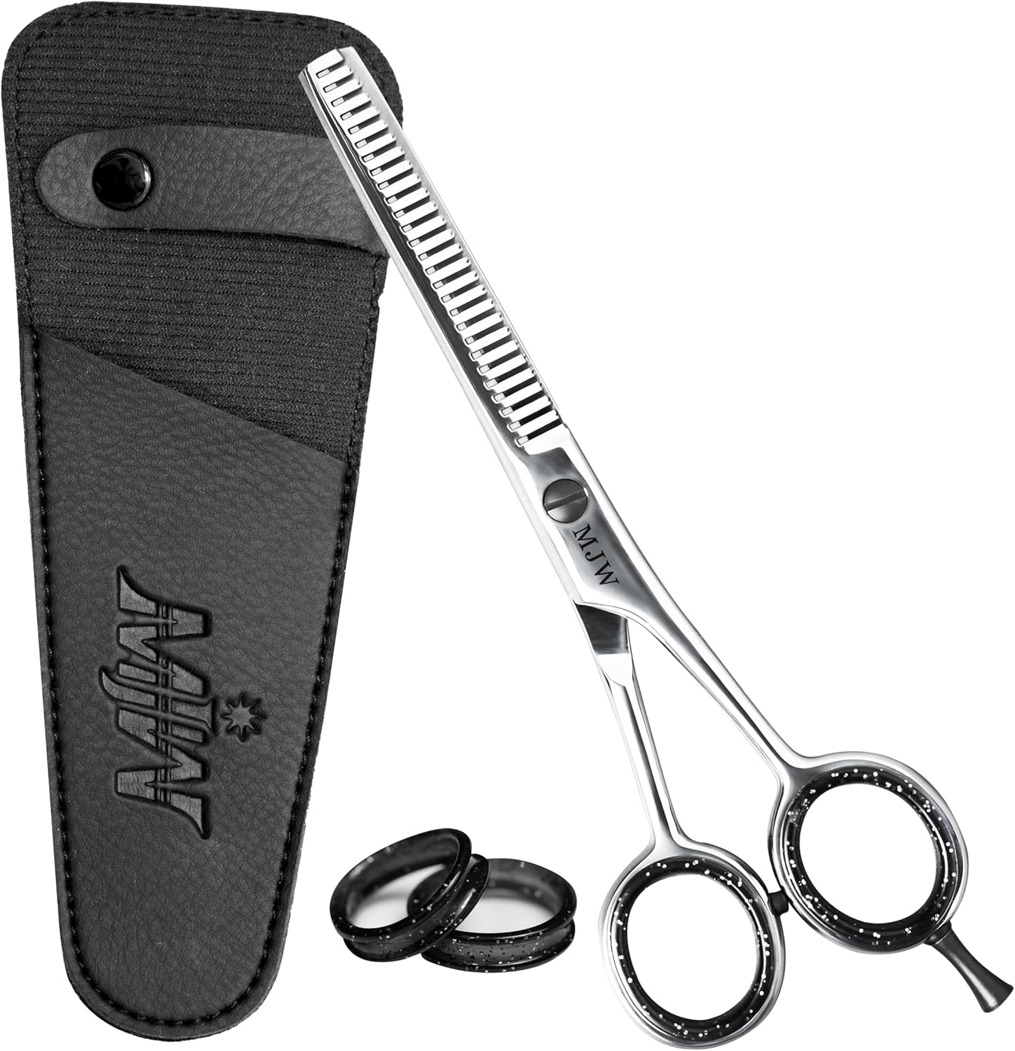 MJW - ciseaux effileur inox - coupe texturante 16 cm - ergonomiques