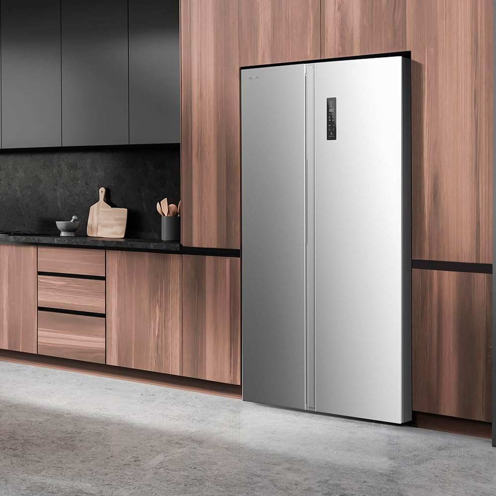 Cecotec - Bolero CoolMarket série - 562L inox, Total No Frost, Inverter Plus, Multi AirFlow, SBS 562
