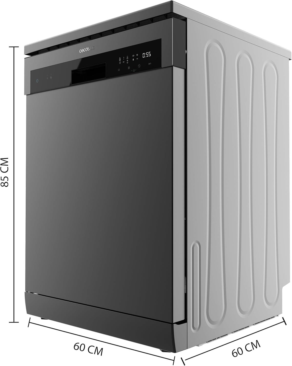 Cecotec - Bolero Aguazero - 60 cm - 14 couverts, 6 programmes, Turbo Dry+