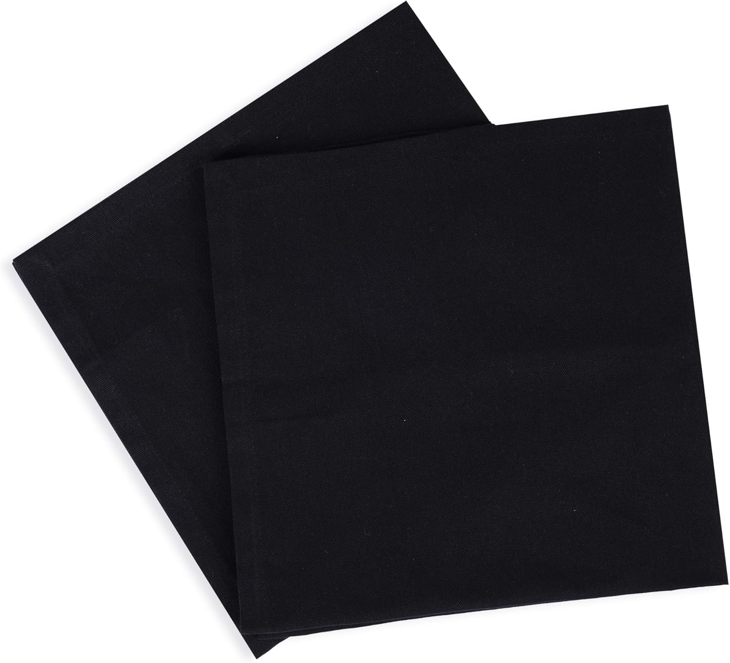 Sweet Needle - serviettes de table 45x45cm - coton épais, coins arrondis, lot de 12