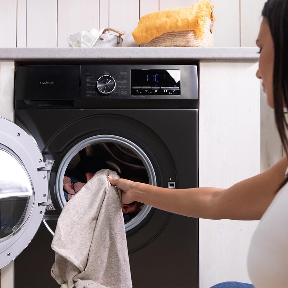 Cecotec - Bolero Dresscode 7500 Inverter - 7 kg - frontal, Classe A, 1400 tr/min, 16 programmes