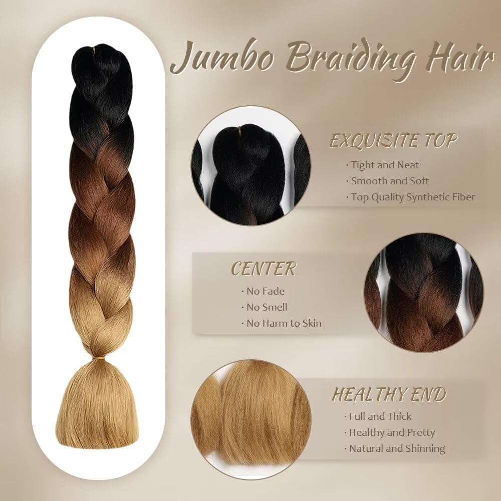 ShowJarlly - Ombre Jumbo Braids 24