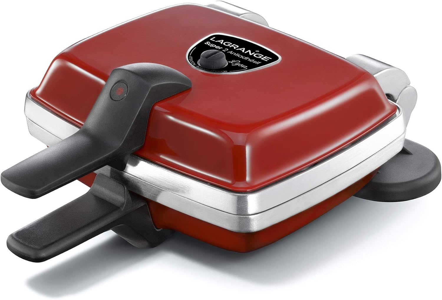 LAGRANGE - Super2 - gaufrier réversible 1000W, plaques amovibles, 039452