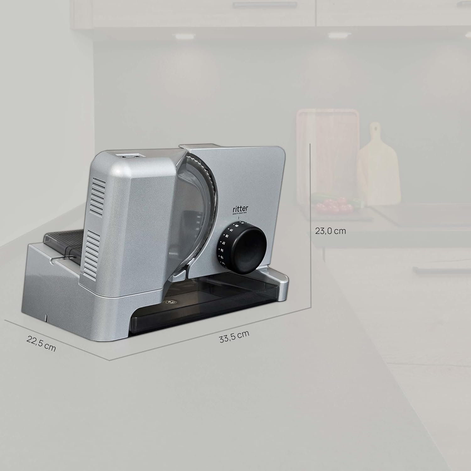 Ritter - Trancheuse E 16 Duo Plus - compacte - moteur ECO, fabrication allemande