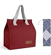 Vicloon Sac Isotherme à Repas, Sac Repas Tendance Sac Lunch Box à Grande Ouverture, Sac à Lunch I...
