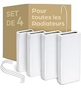 Humidificateur Radiateur Céramique - 4 Pièces avec Crochet de Suspension Flexible - Contrôle de l...