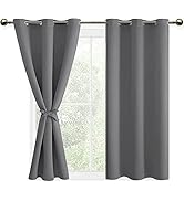 DWCN Rideaux Occultants Isolant Thermique Anti Froid avec Embrasses, Rideaux pour Salon et Chambr...