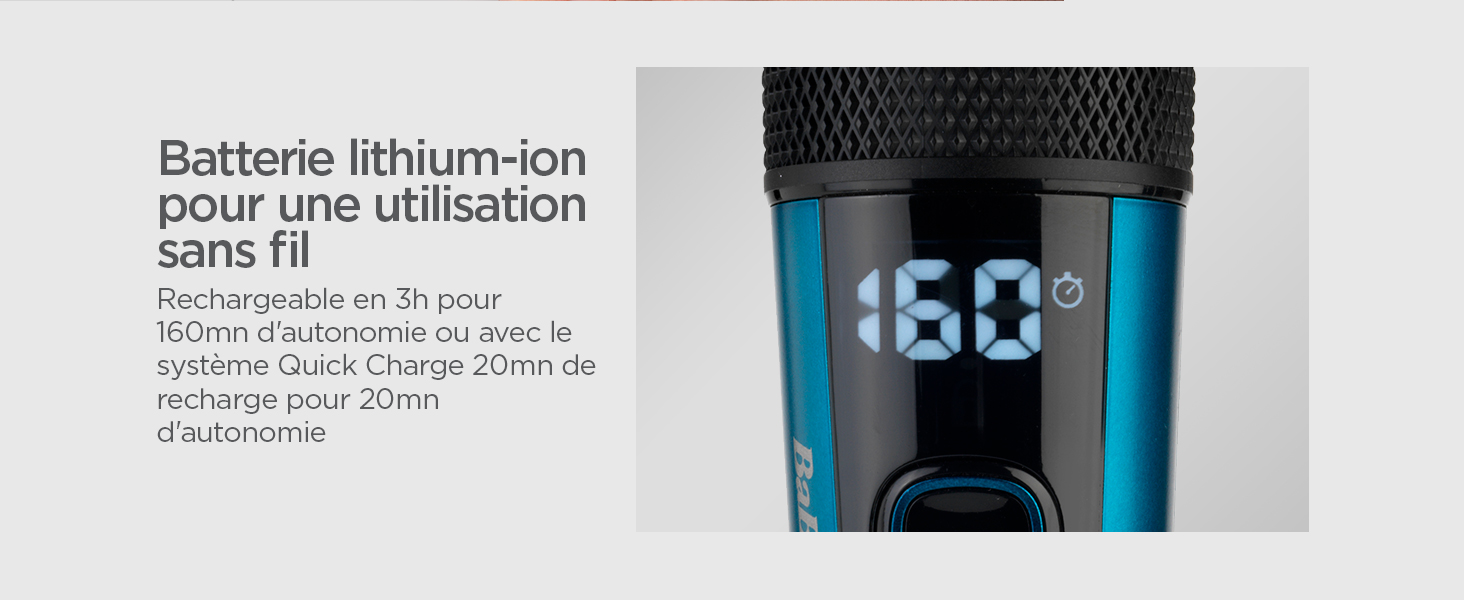 Tondeuse cheveux BaByliss E990E Japanese steel, lames en acier japonais, coupe facile, tondeuses