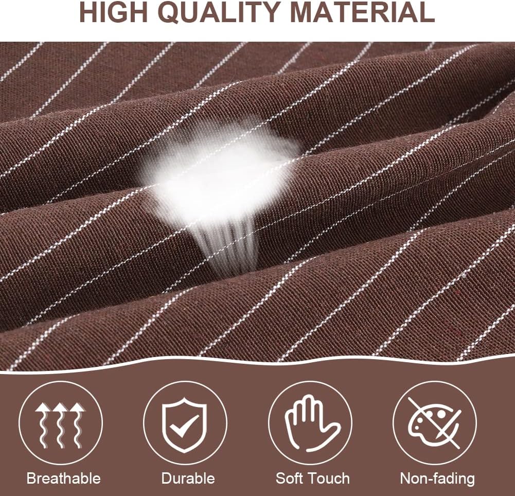 Vicloon - tabliers réglables 2 pièces - étanches, 2 poches, cuisine, café