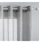 MYSKY HOME Lot de 2 rideaux modernes à œillets pour salon et chambre à coucher