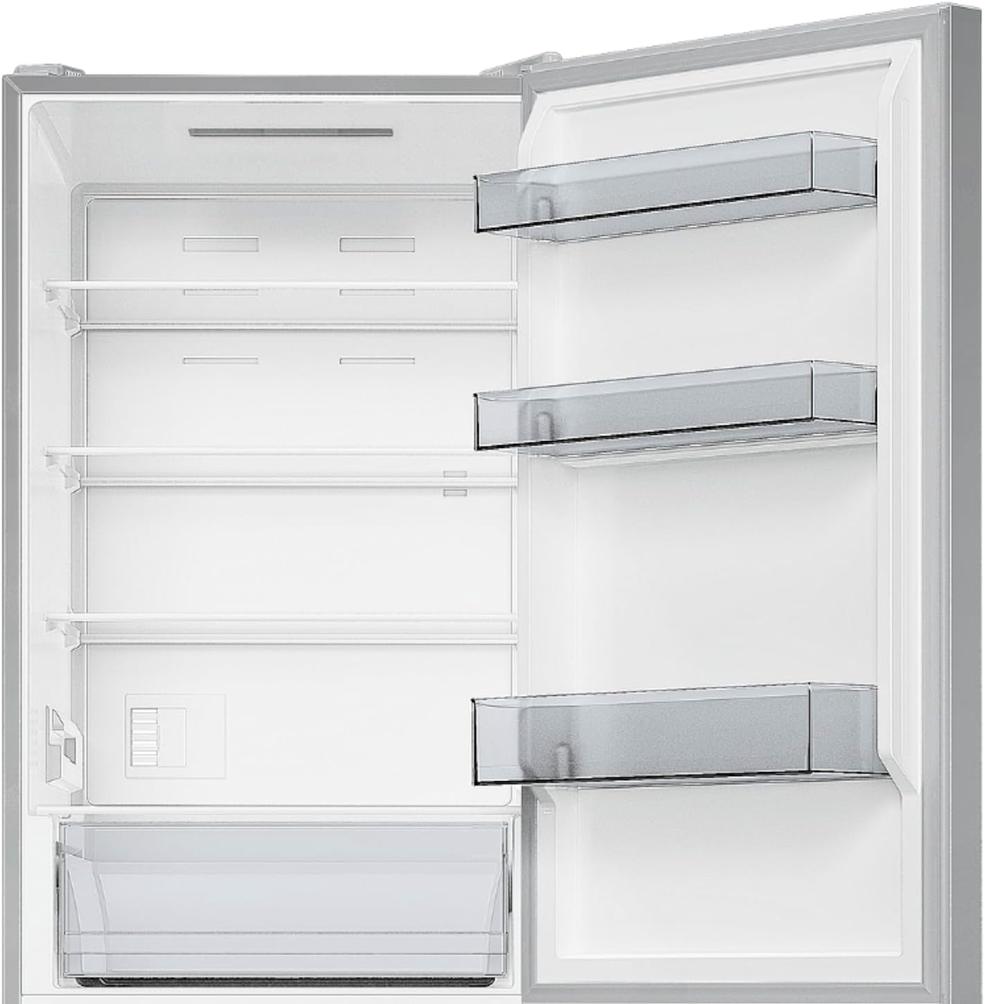 GEDTECH - Réfrigérateur combiné bas inox 409L, No Frost - GCB409NFIX