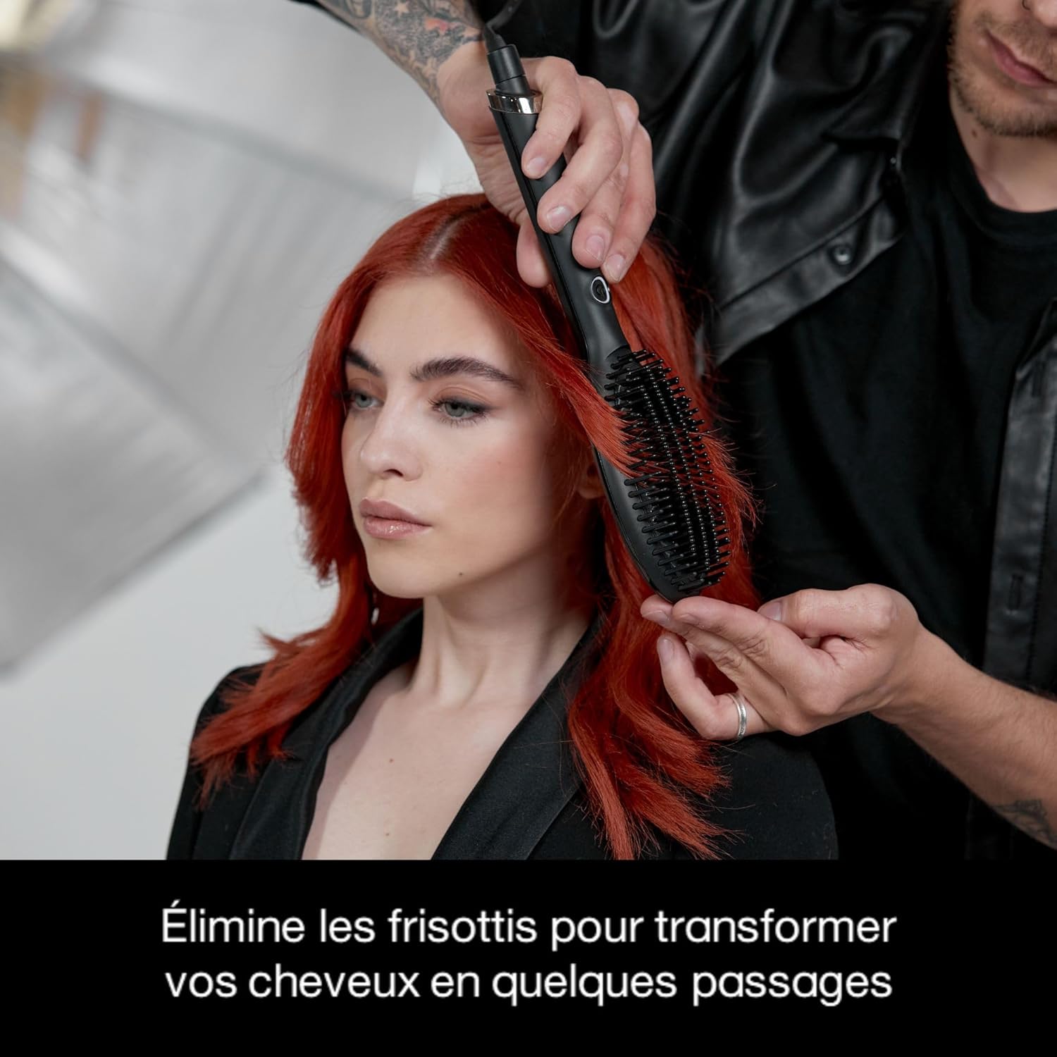 ghd - Brosse Glide - lissage rapide, sans frisottis, cheveux secs