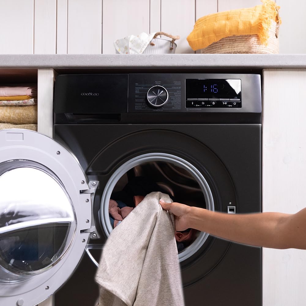 Cecotec - Bolero Dresscode 8500 - 8kg, 1400rpm, moteur Inverter, 16 programmes