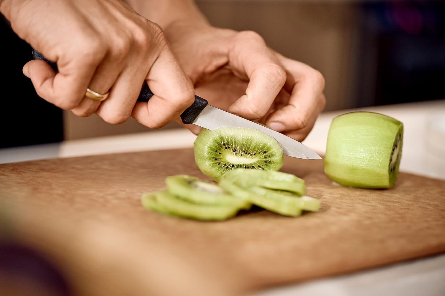 Victorinox - Swiss Classic - 8 cm - Set de couteaux éplucheurs, lames tranchantes, inox