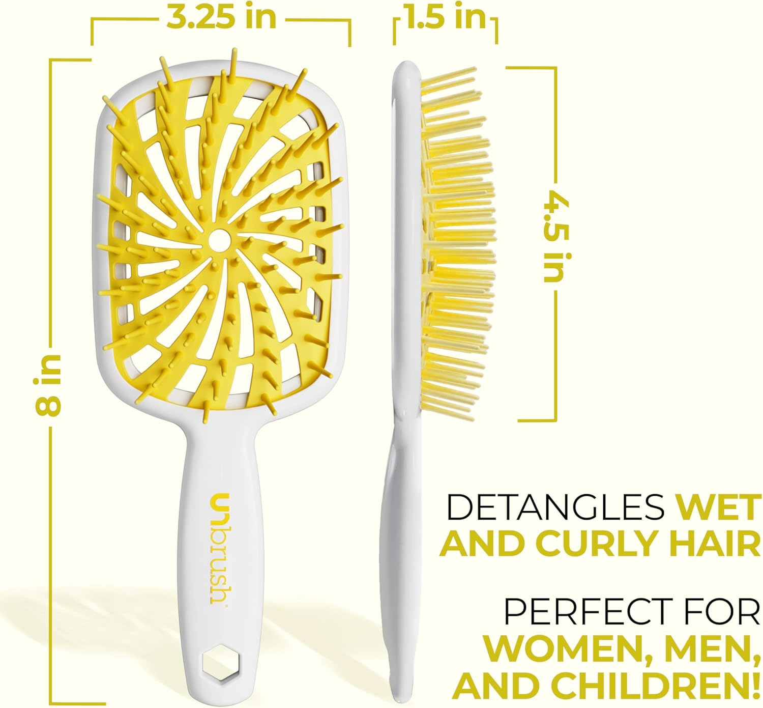 FHI Heat - UNbrush Plus - ultra légère - 84 poils UltraFlex, ventilée, pour cheveux bouclés