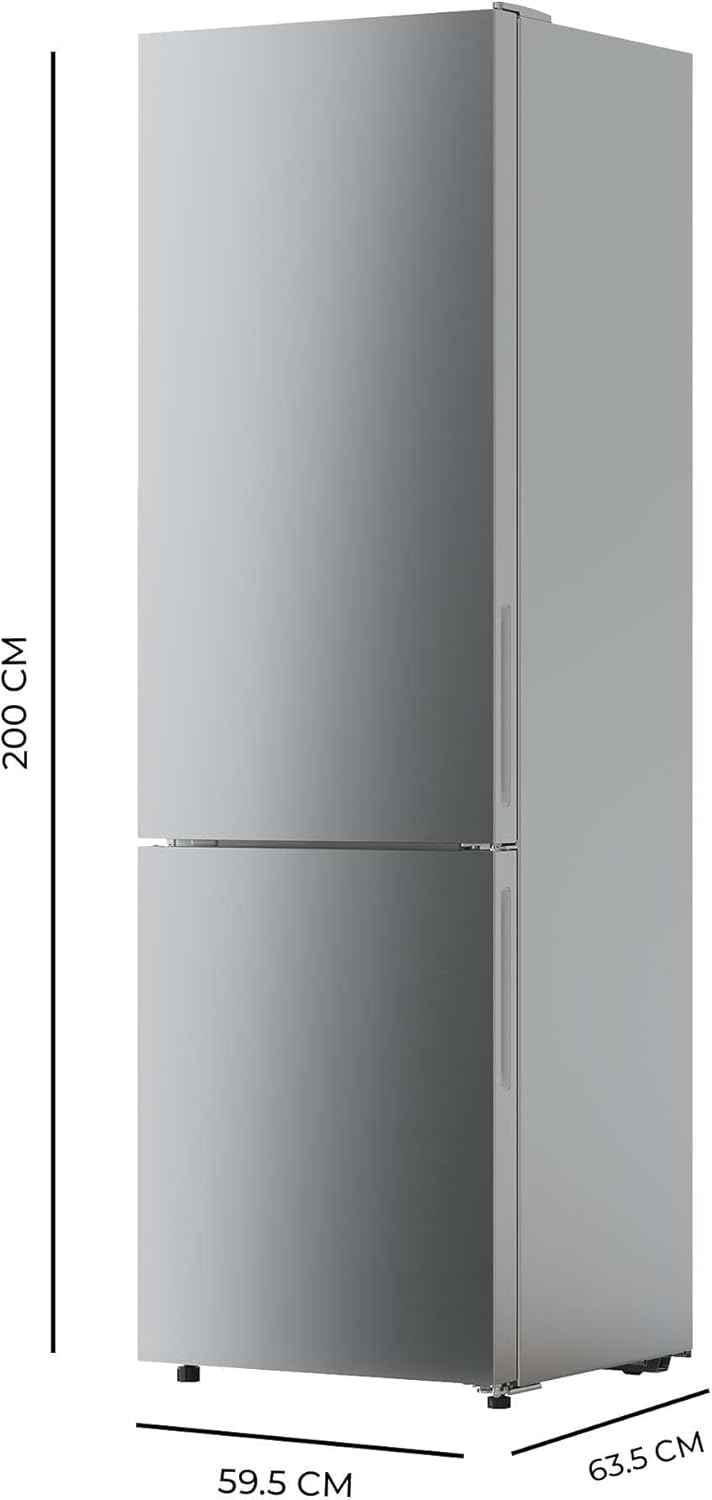Cecotec - Bolero CoolMarket Combi Série 356 - 256L - No Frost, Économie d'énergie, Multi Airflow, mode Vacances, Glass G