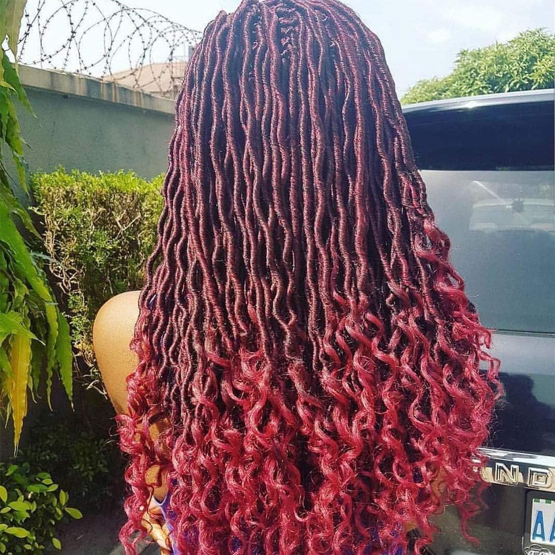 Xtrend - Faux Locs Twist Crochet 18 pouces - 6 packs, 20 mèches, bouclées, synthétiques - TBUG