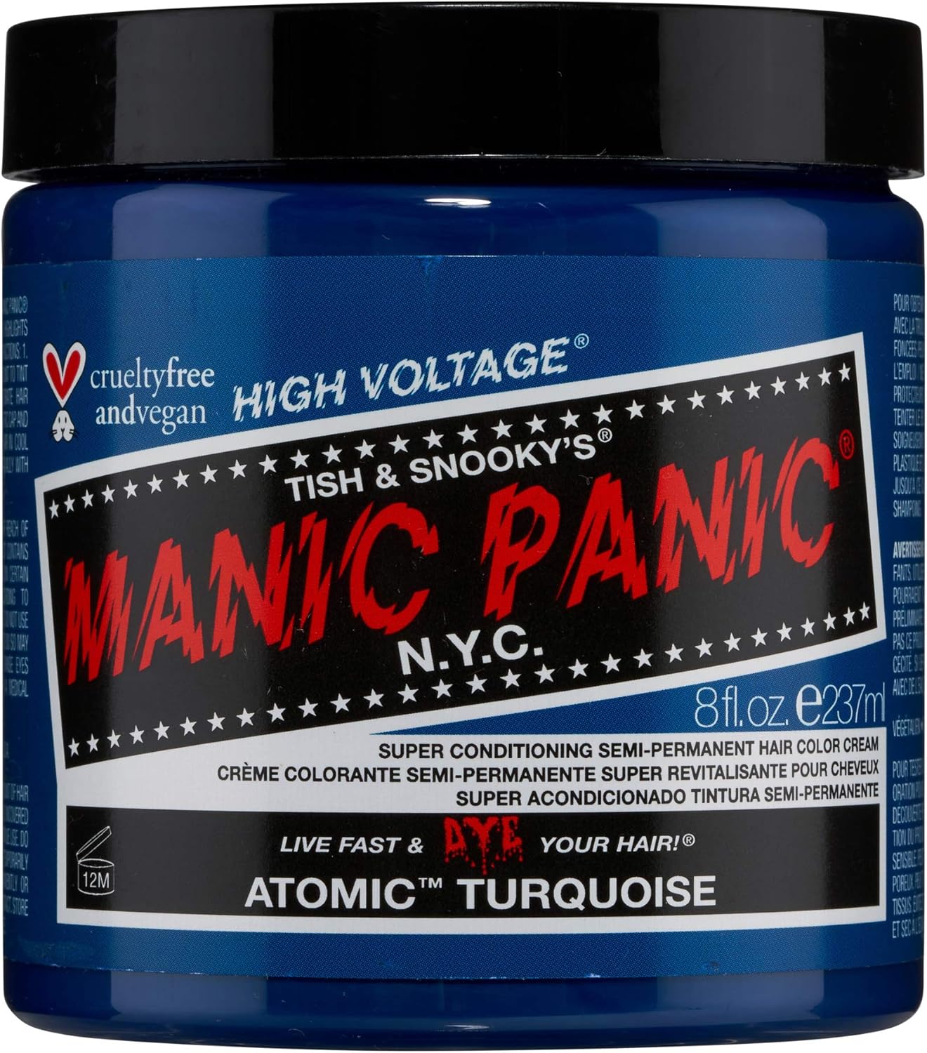 Manic Panic - Super Conditioning Semi-Permanent - 237ml - Coloration cheveux turquoise intense