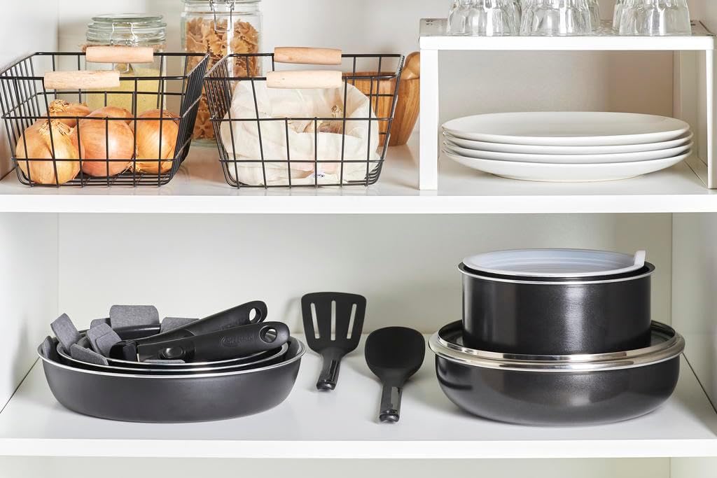 Sitram - Batterie de cuisine 10 pièces, aluminium, induction, manche amovible - 713499