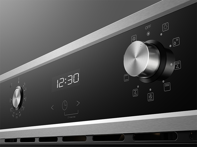 Indicateur LED et bouton rotatif